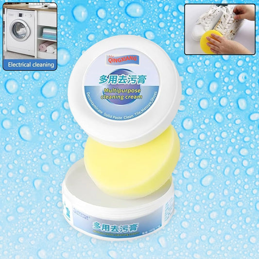 Shoe Cleaning Cream โ Stain Remover for Sneakers, White Rubber Sole & Polish (260g)