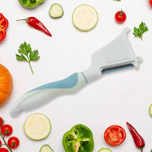 Multipurpose Peeler Brush โ Stainless Steel Peeler with Cleaning Brush (1 Pc)