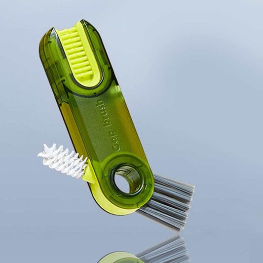 3-in-1 Multifunctional Bottle & Cup Cleaning Brush โ Lid & Cover Scrubber for Kitchen (1 Pc)