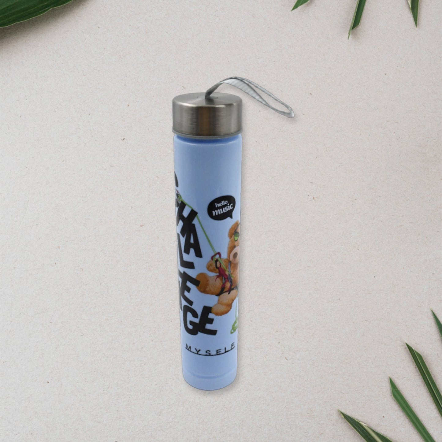 Plastic Water Bottle Set – BPA-Free, Leak-Proof, Cartoon Design for Kids & Gym (3 Pc Set)